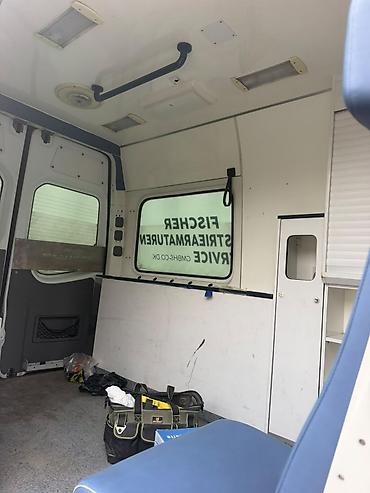 ступенька на спринтер: Mercedes-Benz Sprinter (длинная база, высокий потолок), белый фургон — 7
