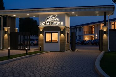 пансионате: Номер, ЦО Palm Beach, Чок-Тал, Детская площадка, Охраняемая территория, Парковка, стоянка
