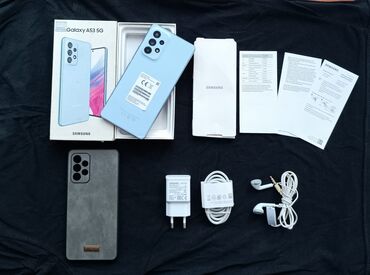samsug a24: Samsung Galaxy A53 5G, rəng - Göy, Barmaq izi