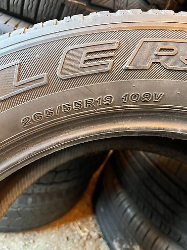 stud 100: Шины 265 / 55 / R 19, Б/у, 1 шт, Япония, Bridgestone — 2