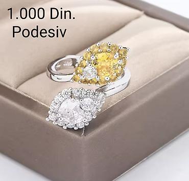 narukvica ekser: Elegantni posrebreni prsten od hirurskog čelika sa žigom S925, sa — 1