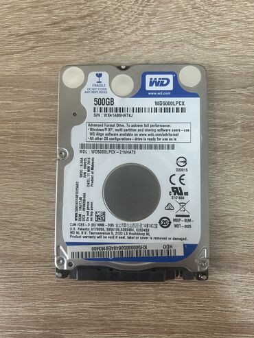 оперативная память sodimm ddr4: Накопитель, Б/у, Western Digital (WD), HDD, 512 ГБ, 2.5", Для ноутбука