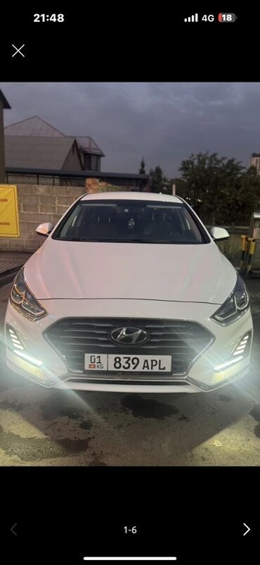 хундай серви: Hyundai Sonata: 2018 г., 2 л, Автомат, Газ, Седан