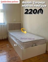Masa və oturacaq dəstləri: Yeni, Təknəfərlik çarpayı, Bazalı, Matras ilə