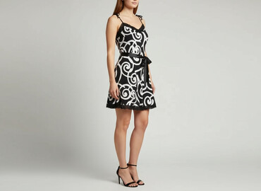 sukienka z pasem w talii: Women`s dress, size S