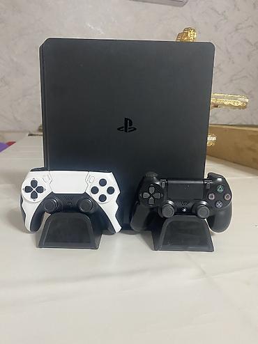 xbox slim: PlayStation 4 Slim ПРОШИТАЯ. Память 1ТБ. Игры UFC 4, Minecraft — 1