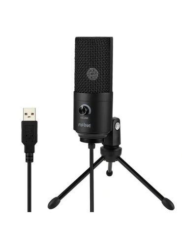 Студийные микрофоны: Продаётся микрофон Fifine K669, ветрозащита в подарок 🎁 Дешево! — 4