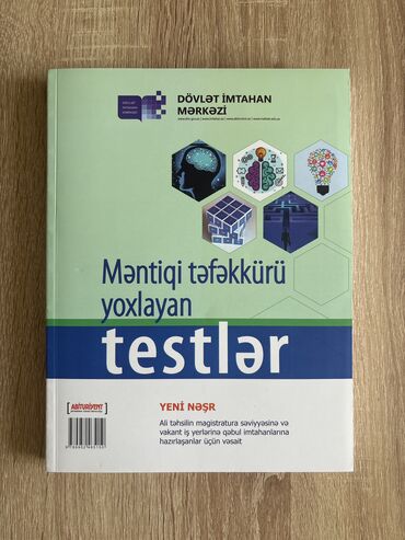 abituriyent jurnali 2 2021 pdf yukle: DİM Məntiq testləri, təzə kimi (2021)