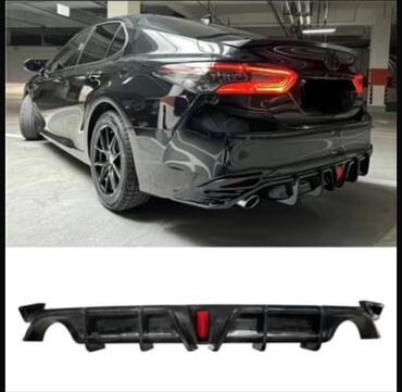 runx alex: Арткы бампердин юбкасы Toyota, 2023 г., түсү - Кара