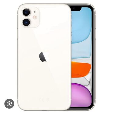 новые телефоны: IPhone 11, Колдонулган, 64 ГБ, White Titanium, Коргоочу айнек