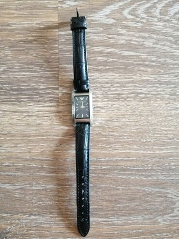 Наручные часы: Б/у, Наручные часы, Emporio Armani, цвет - Черный
