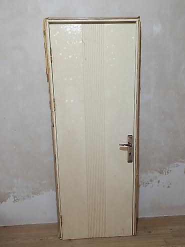 qifil: Ağ rəngli daxili otaq qapısı dəsti - Material: ağ rəngli — 2