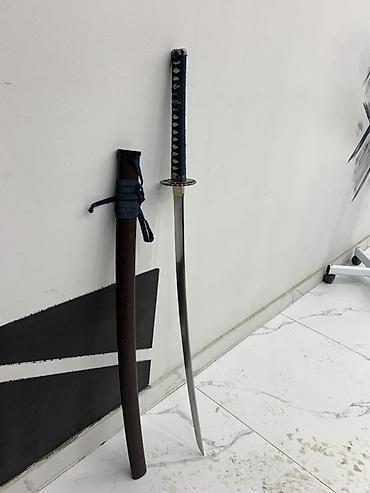 Коллекционные ножи: Катана с ножнами - Классическая изогнутая сталь, однолезвийное — 4