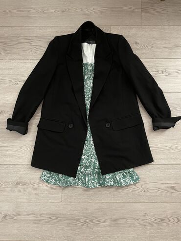 кожанный пиджак: Пиджак, Блейзер, Однобортная модель, Турция, S (EU 36)