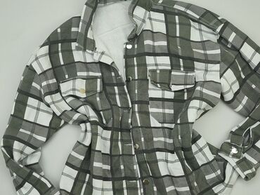 szara bluzki: Сорочка жіноча, L, стан - Дуже гарний