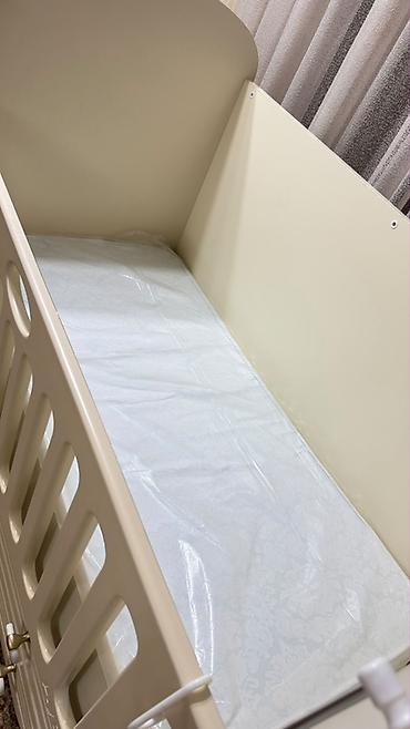 Beşiklər: Aymini beşik-komod - Rəng: krem/bej - Material: MDF/Laminat — 2