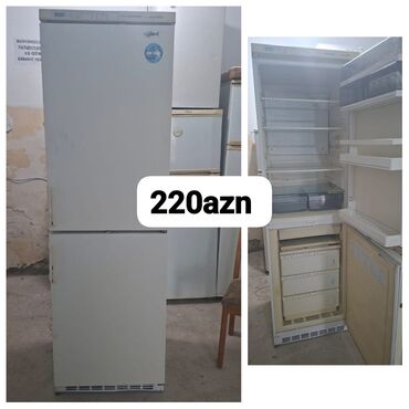 qaz 4 goz: İki qapılı soyuducu (aşağıda dondurucu bölmə). Üst hissə klassik