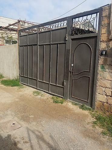 Ремонт и строительство: Dəmir darvaza və piyada qapısı dəstihundurluyu 2,70. eni 4,40.çuruyu — 2