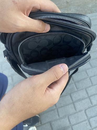 smart folio: Мужская сумка через плечо COACH - Модель: компактная — 6