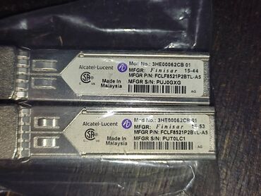 вайфай антенна: Пара SFP Ethernet модуля Alcatel-Lucent 3HE00062CB 01, Finisar 15-44
