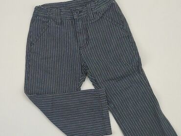 spodnie satynowe: Material trousers, 3-4 years, 104, condition - Good
