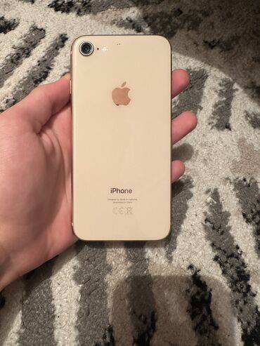 Apple iPhone: IPhone 8, 256 GB, Qızılı, Barmaq izi