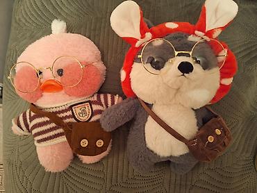 Продаю игрушки Lalafanfan( Лалафанфан), уточка и хаски🪶🐾