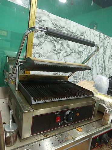 Fast-food avadanlıqları paketi Tərkib: - Elektrikli kontakt qril (iki