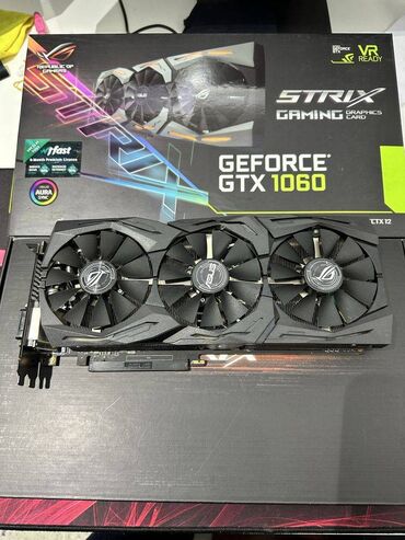 Prosessorlar: Videokart Asus GeForce GTX 1060, 6 GB