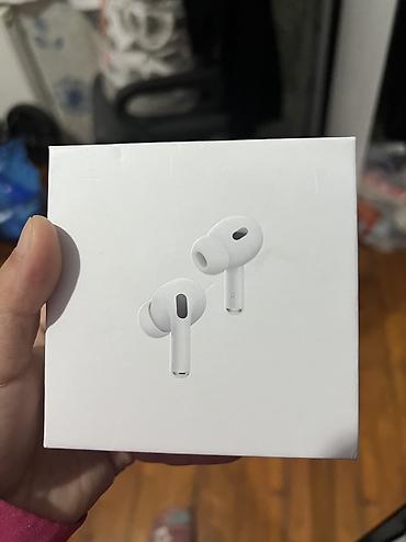 airpods satışı: Yeni Simsiz (Bluetooth) Qulaqcıqlar, Apple, rəng - Ağ — 1