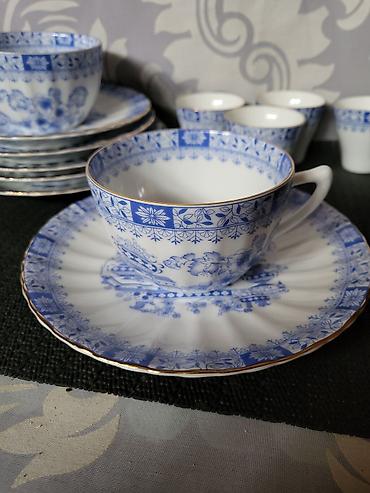 Kompleti posuđa: Sevis za kafu,caj,zestinu 1949 do 1954 godina China Blau Setmann — 15
