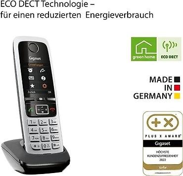 Fiksni telefoni: Gigaset bežični DECT slušalica sa bazom - Veliki TFT kolor ekran od — 5