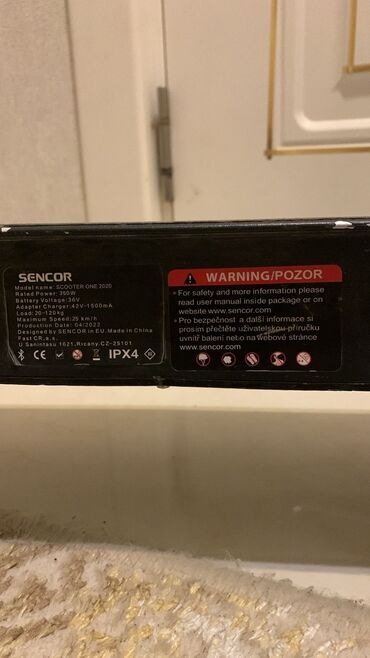 Elektrikli samokatlar: Real Aliciya endirim olacaq az istifade edilib SENCOR Scooter One — 6