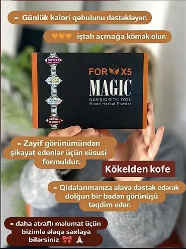 centrum vitamin tərkibi: FOR X5 MAGIC qarışıq bitki tozu Təbii tərkibli kökəlmə üçün nəzərdə — 4