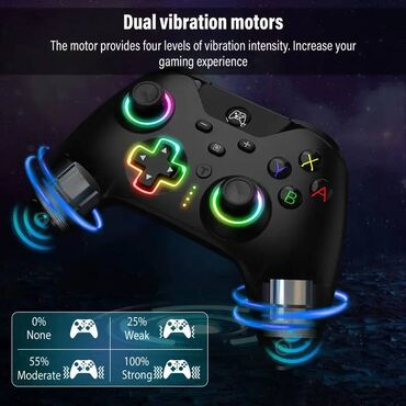 Video oyunlar üçün aksesuarlar: Nintendo Switch. Pc və Android üçün uyğundur. Titrəşimli. Bluetooth