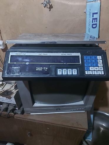 Elektron tərəzilər: Elektron ticarət tərəzisi.Meyvə dükanı açmışdır 10 gün işlətmişik — 1