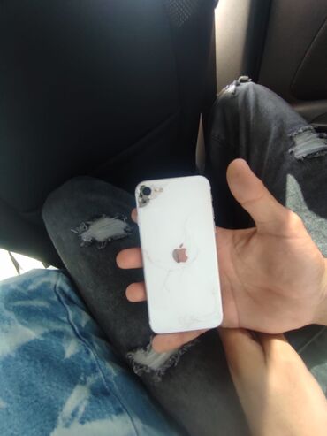 iphone se baku: IPhone SE 2020, 64 ГБ, Белый, Отпечаток пальца, Беспроводная зарядка