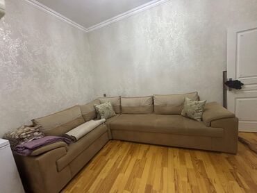 Мебель: Угловой диван, Б/у, Нераскладной, Без подьемного механизма, Ткань, Платная доставка