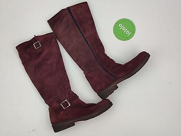 deichmann czerwone botki: Kozaki damskie, rozmiar 41 — 2