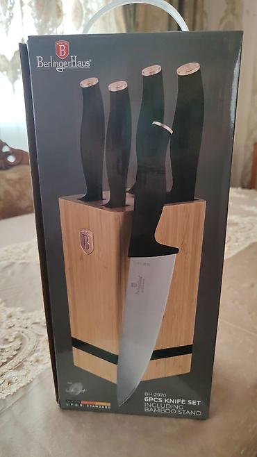Bıçaqlar: Berlinger Haus BH-2970 bıçaq dəsti – 6 parça, bambuk stendli — 1