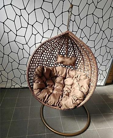 Ležaljke i ljuljaške: Ljuljaska jaje ATHENY XXL korpa Prelepe i UNIKATNE boje -Jastuci su — 7