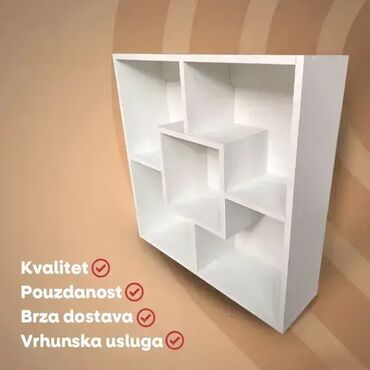 ikea staklene police: Zidna polica - Kocka Na prodaju - praktična polica! Dimenzije police