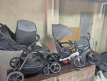Коляски: Продаю Детскую прогулочную коляску и велосипед двух колесный и трёх — 7