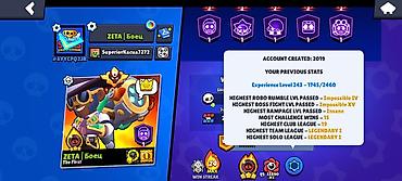 playstation vr: Продажа игрового аккаунта Brawl Stars Основное: - Создан: 2018 - — 1