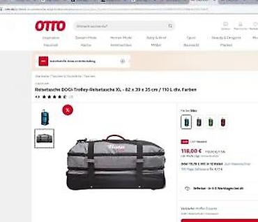 Putni koferi i torbe: BoGi putna torba/troler 110 L - XL kapacitet: oko 110 litara — 18