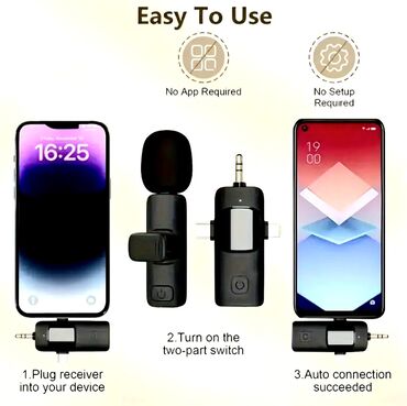 Mikrofonlar: Yeni Simsiz (Bluetooth) Mikrofon Ünvandan götürmə — 22