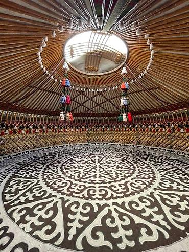 Аренда юрт: Аренда юрты, Каркас Деревянный, 100 баш, Казан, Посуда, С полом — 25