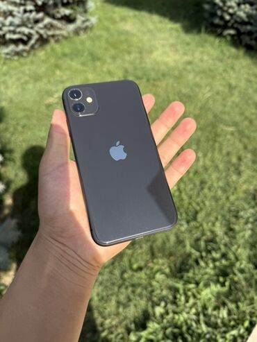 магнитола с выдвижным экраном: IPhone 11, Колдонулган, 64 ГБ, Кара, Коргоочу айнек, Каптама, 68 %