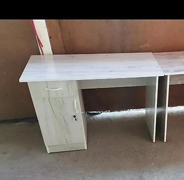 Офисные столы: Офисный стол, Новый, Нерегулируемый, ЛДСП, Самовывоз, Бесплатная доставка, Платная доставка — 5