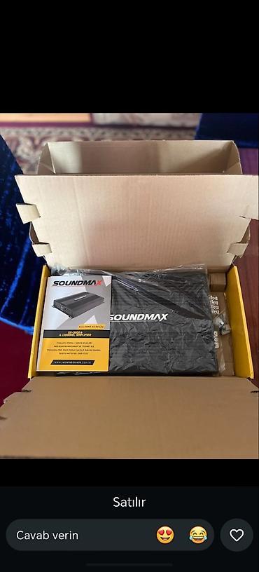 bose ses sistemi: SOUNDMAX SX-1000.4 4-kanallı avtomobil gücləndiricisi - Brend — 1